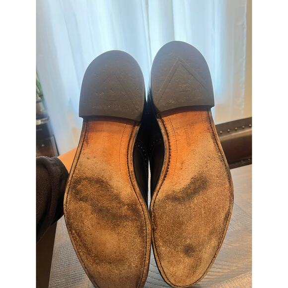 Allen Edmonds black men dress shoes size 15 - Picture 7 of 14